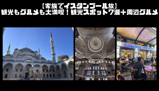 【家族でイスタンブール旅】観光もグルメも大満喫！観光スポット7選＋周辺グルメ