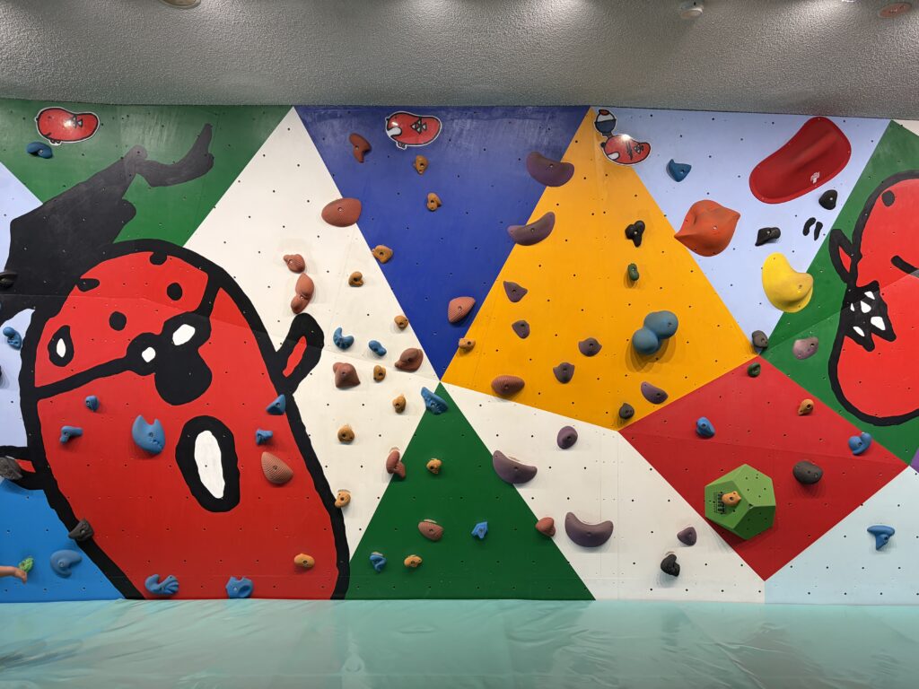めんたいパークびわ湖の屋内遊具クライミング